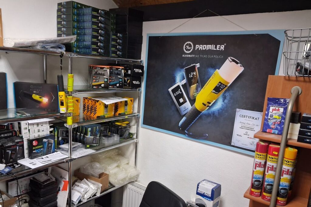 duży wybór alkomatów