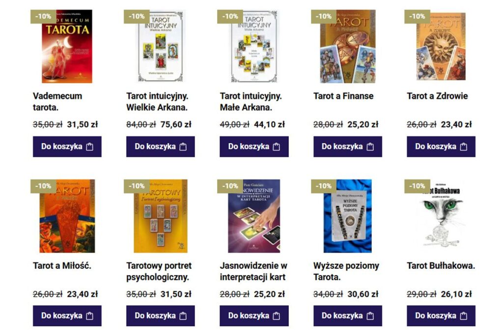 Wielka promocja w Shamballa! Książki do nauki Tarota teraz 10% taniej